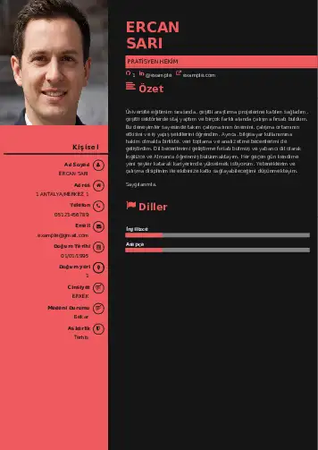 Pratisyen Hekim Cv Örnekleri cv indir